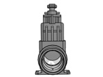 Slide valve dil 110mm (ss-slide) elongated 1000 mm