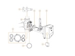 Centra Plug 4-way mixing valve ZR 80mm
