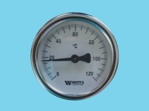 Thermometer pointer, case 63mm clamp connection 0..+120 gr.C