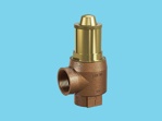 Brass safety valve 3 bar type 651 HN with quality mark 1/2"